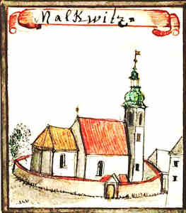 Malkwitz - Kościół, widok ogólny